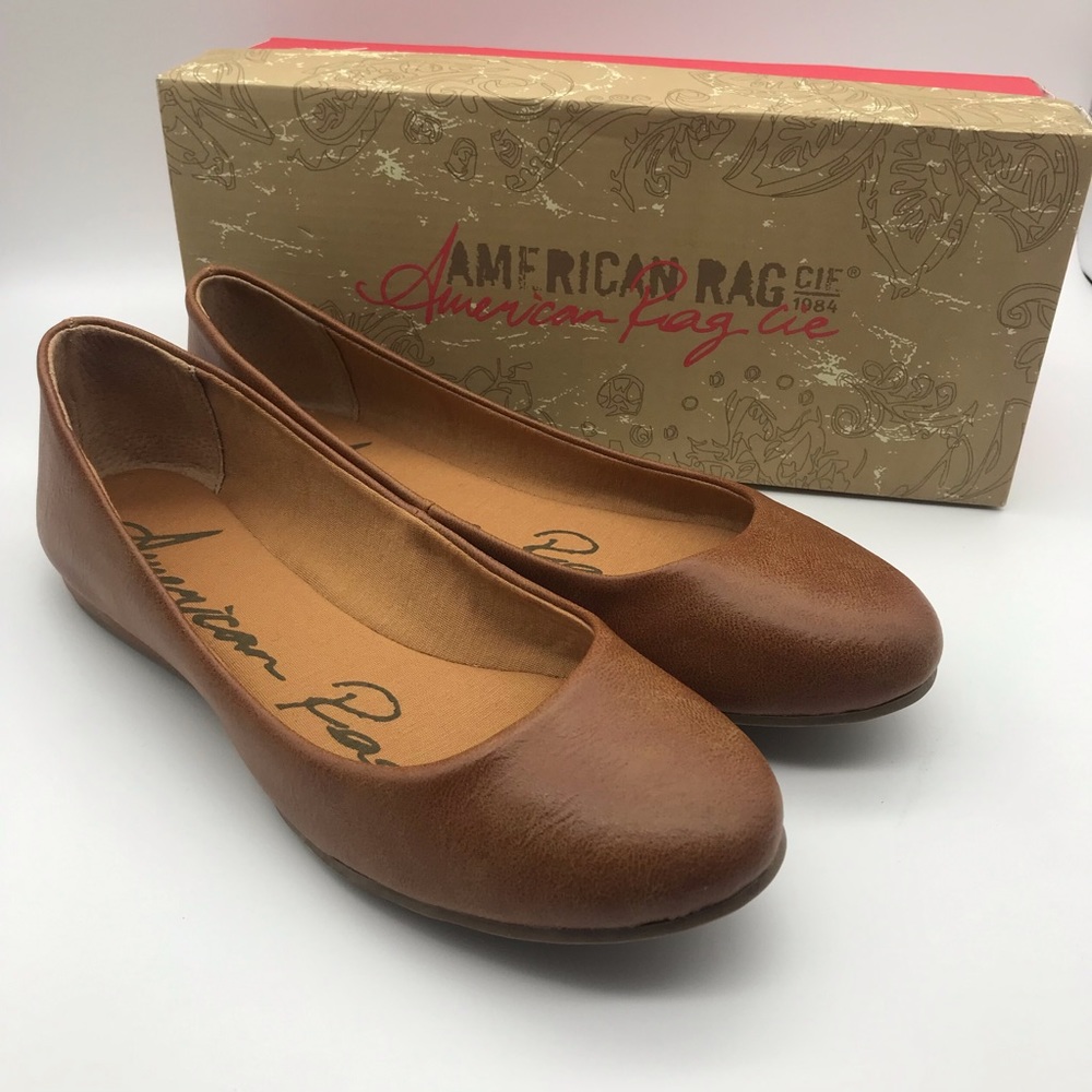 American Rag Aellie cognac ballet flats